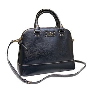 Kate Spade Wellesley Rachelle Satchel Bag, Black